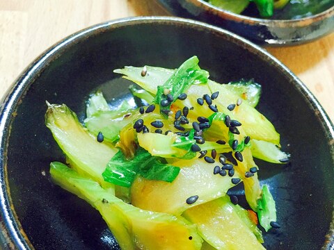 シャキッと食感!3分おかず!セロリの中華きんぴら